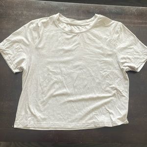 Outdoor voices cloudknit tee , milkstone XS